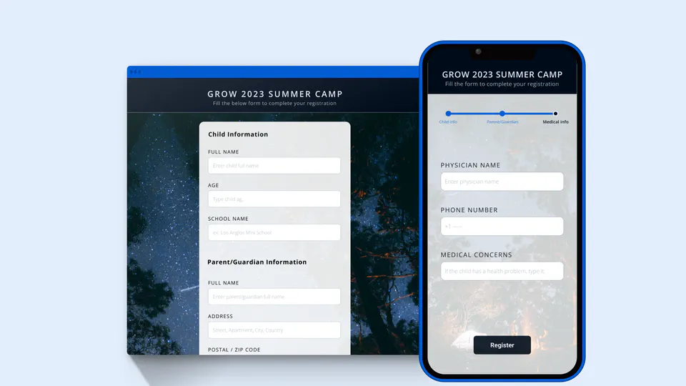 Grow Registration Form